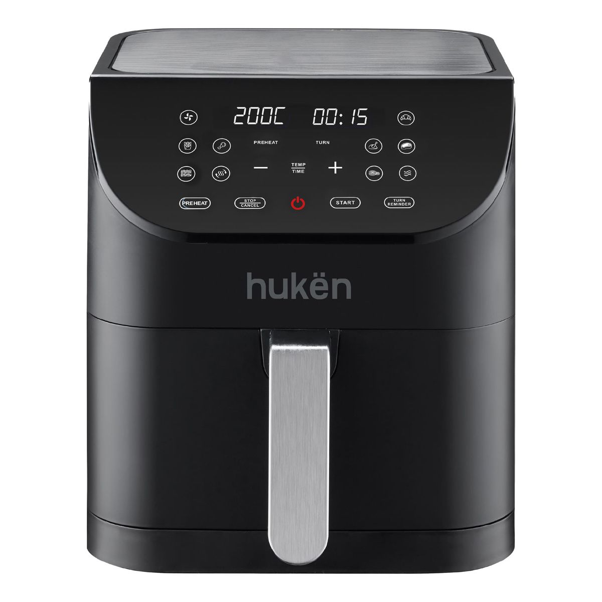 HUKEN - Freidora de Aire Multifuncional Light-Fry 6L Digital Hukën