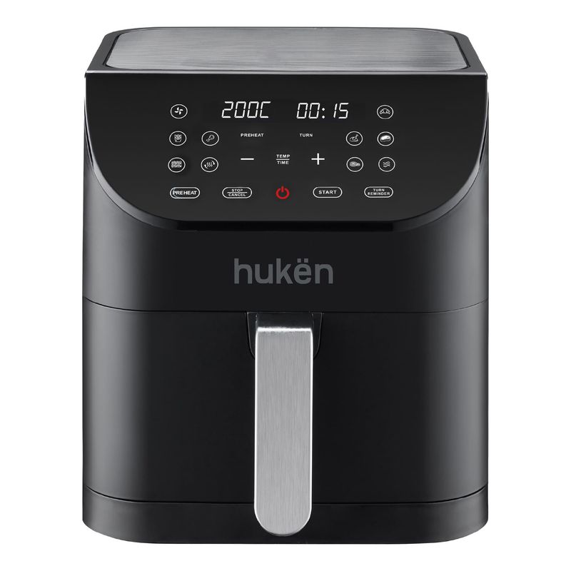 HUKEN - Freidora de Aire Multifuncional Light-Fry 6L Digital Hukën