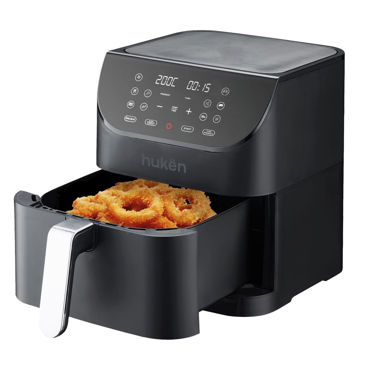 HUKEN - Freidora de Aire Multifuncional Light-Fry 6L Digital Hukën