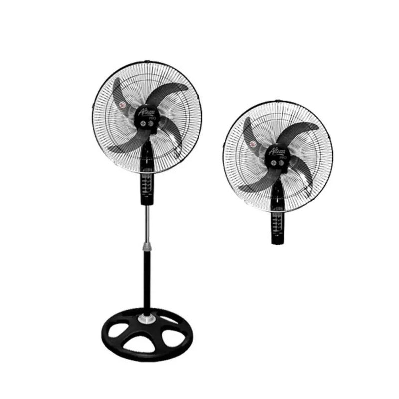 ALTEZZA - Ventilador Altezza 2 En 1 Con 18 Pulgadas Y 4 Aspas Color Negro