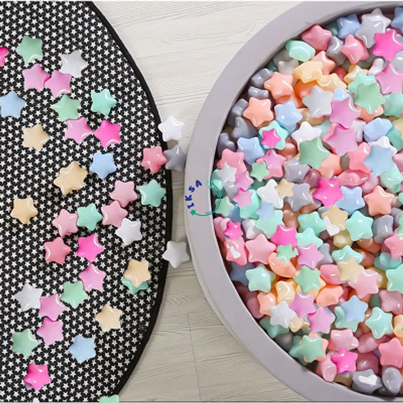 IKSA - Pelotas Piscina Con Figuras Estrella Corazon Pack X100