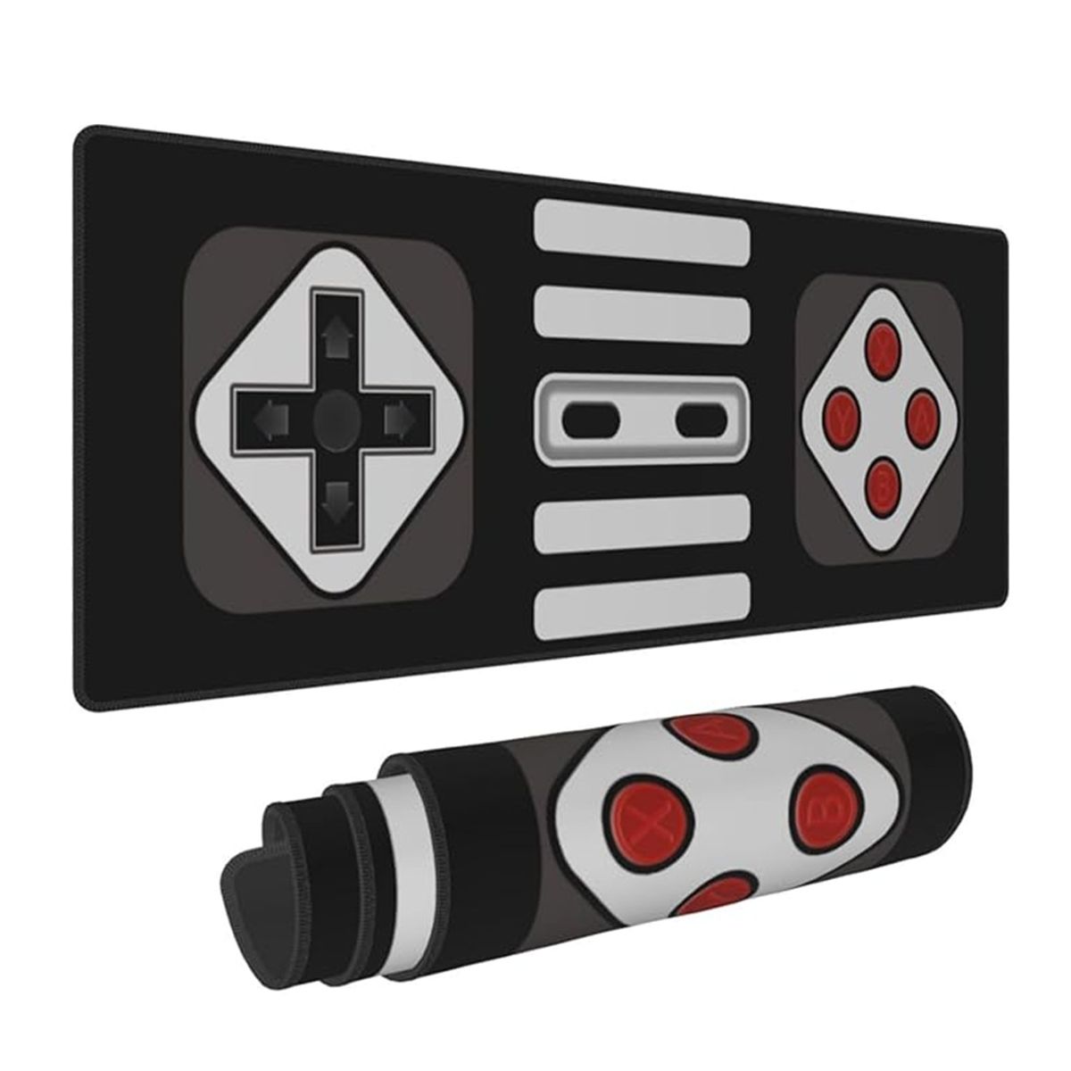 GENERICO - Almohadilla Botones Consola Video Juegos 80x30 Cm Negro