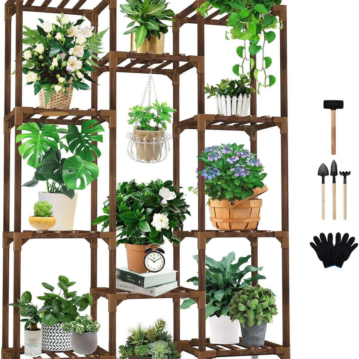 OEM - Estante Grande De Plantas, 10 Niveles Jardín Vertical