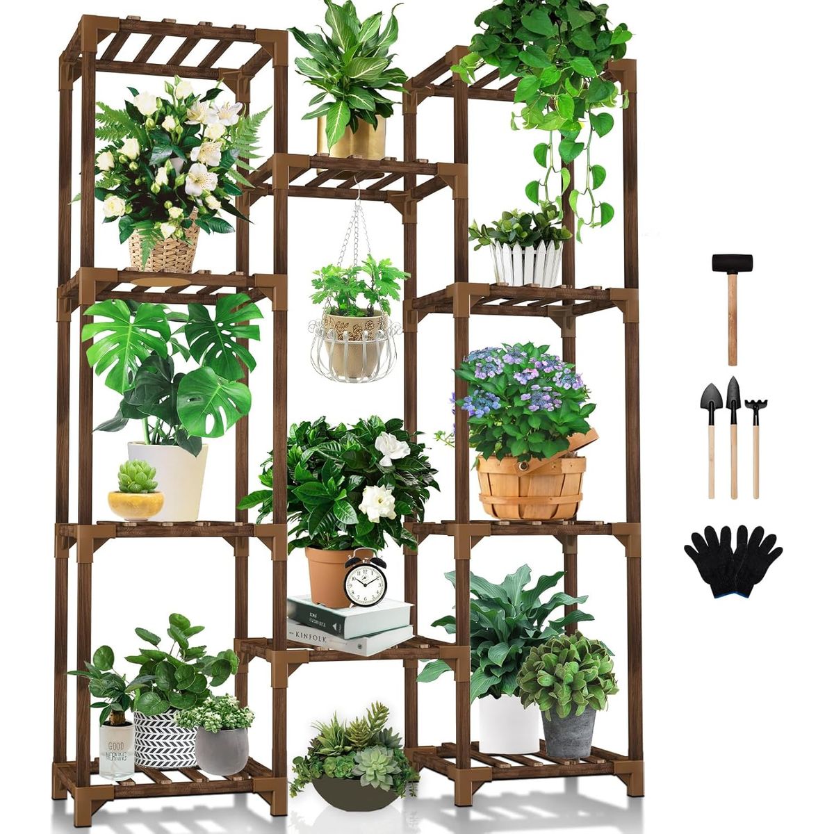OEM - Estante Grande De Plantas, 10 Niveles Jardín Vertical