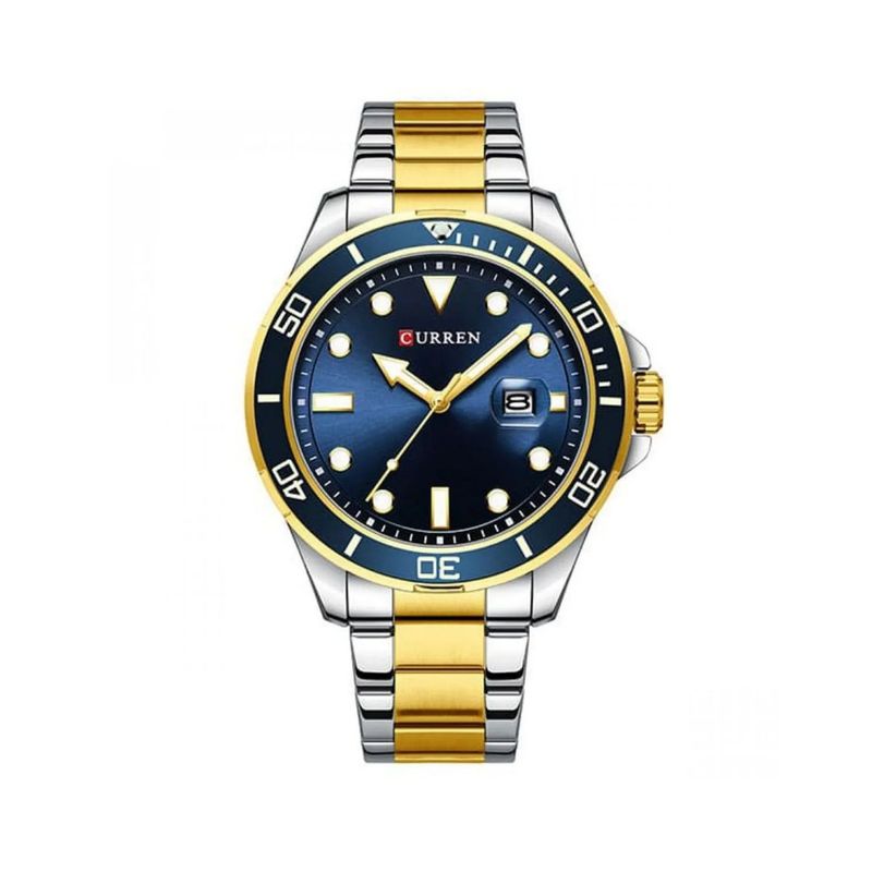 CURREN - Reloj Análogo Curren Original KREd17192118 para Hombre Acero