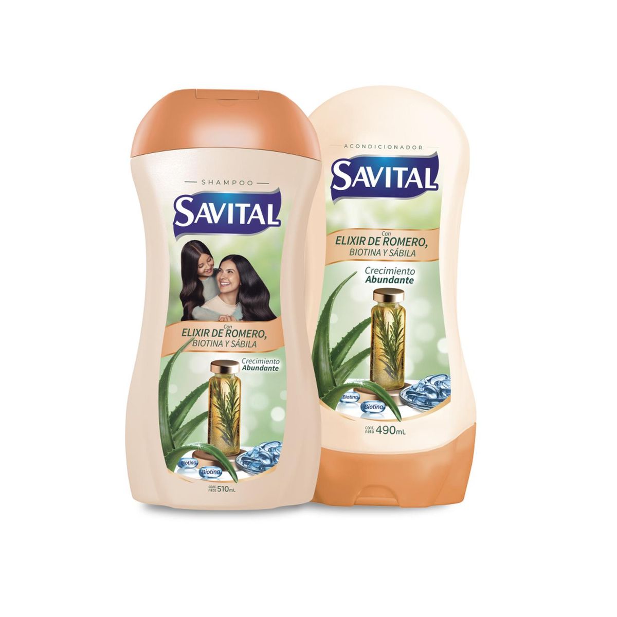 SAVITAL - Savital Elixir de Romero shampoo 510ml + Aco 490ml