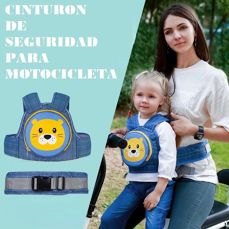 SIN ETIQUETAS - Cinturon de Seguridad para niños - Motocicletas