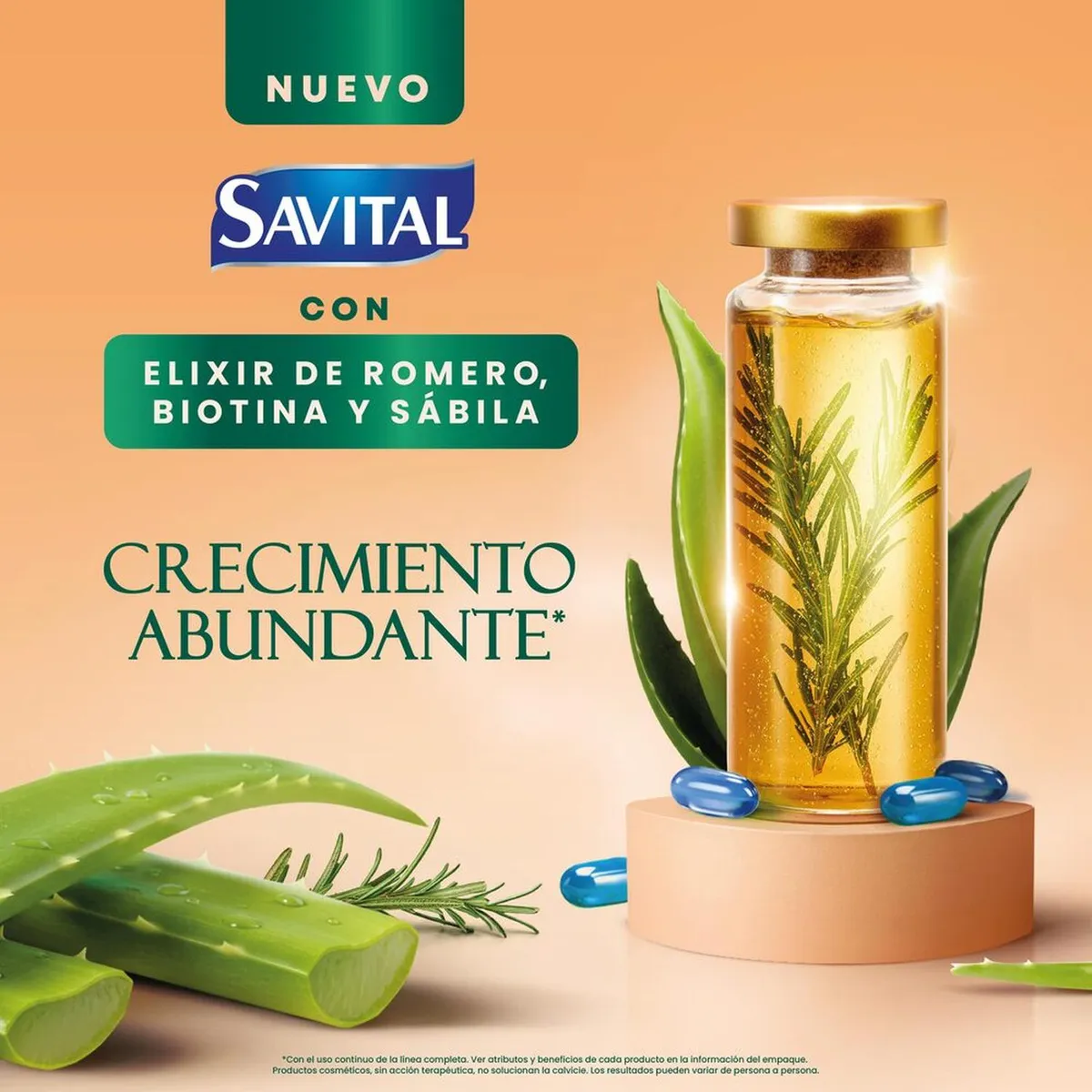 SAVITAL - Kit de Crecimiento abundante Savital Elixir de Romero