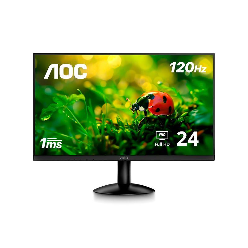 AOC - Monitor AOC 24B30H2 238 Pulgadas Full HD 120Hz IPS Negro
