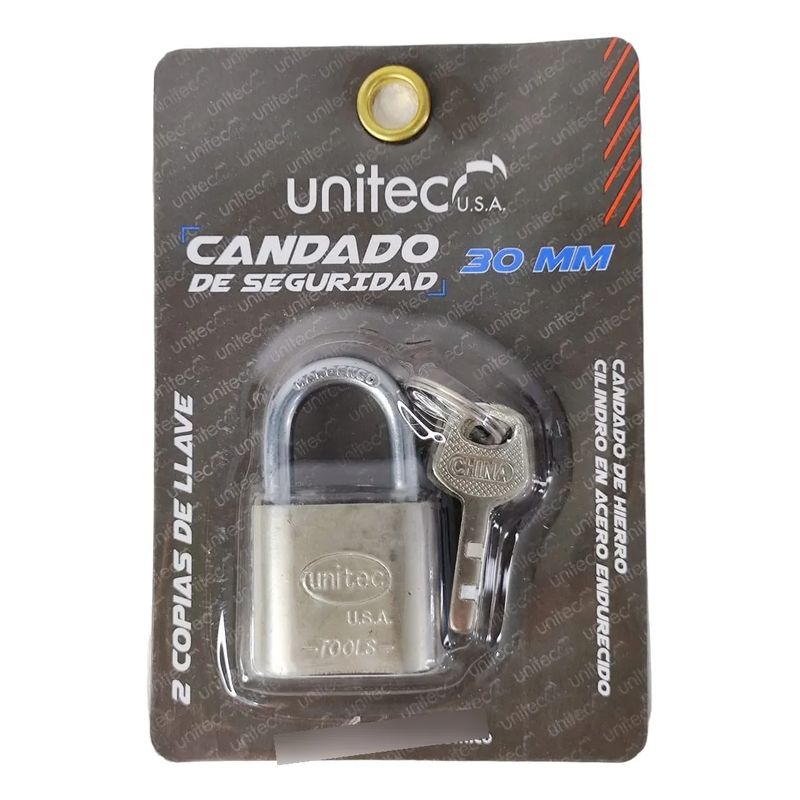 GENERICO - Mini Candado Pequeño Seguridad 30mm Acero Endurecido 2 Llave