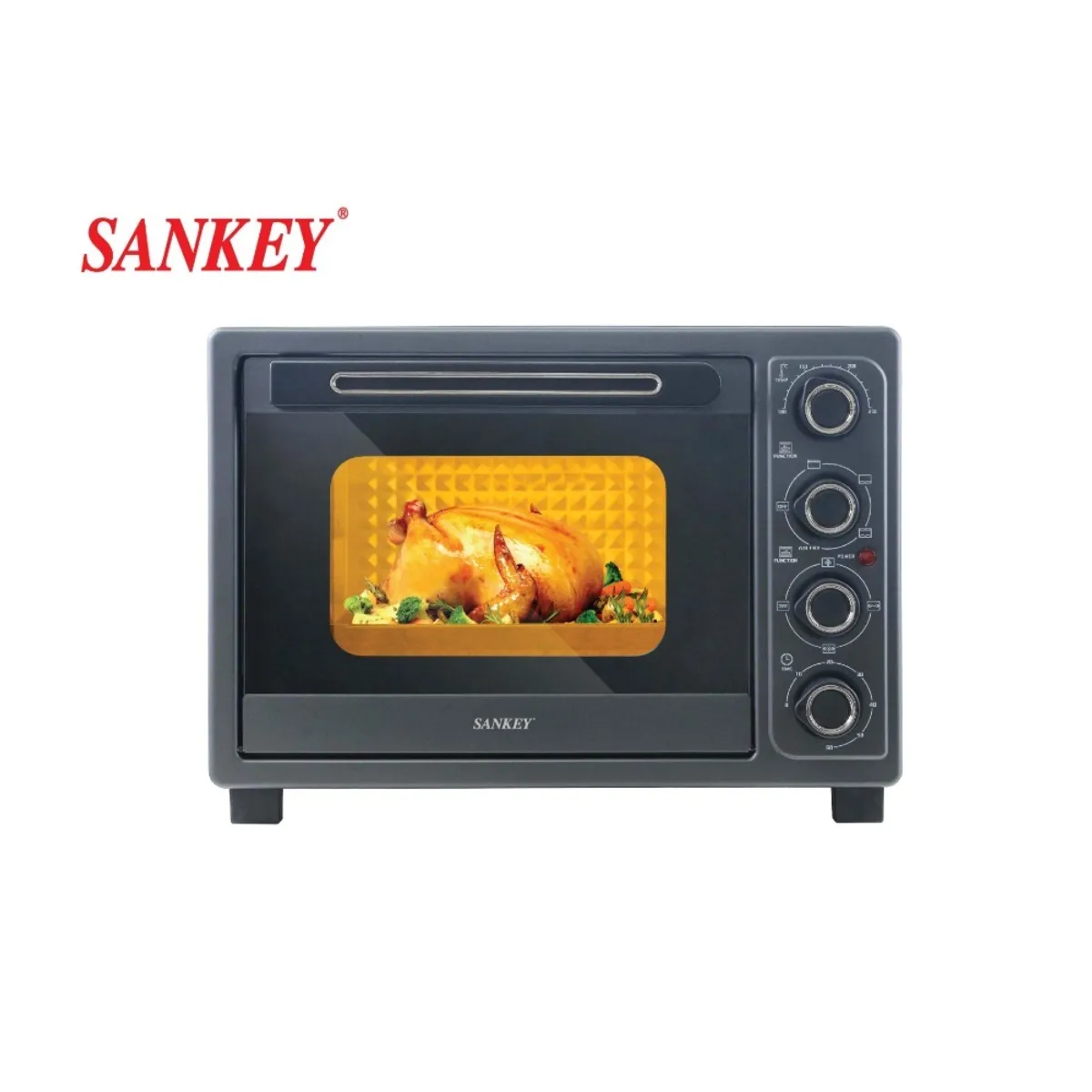 SANKEY - Horno Tostador y Freidora de Aire 6 en 1 38 Litros Sankey