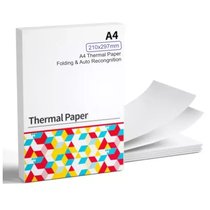 GENERICO - Resma De Papel Térmico Para Impresora Térmica A4 210x297mm