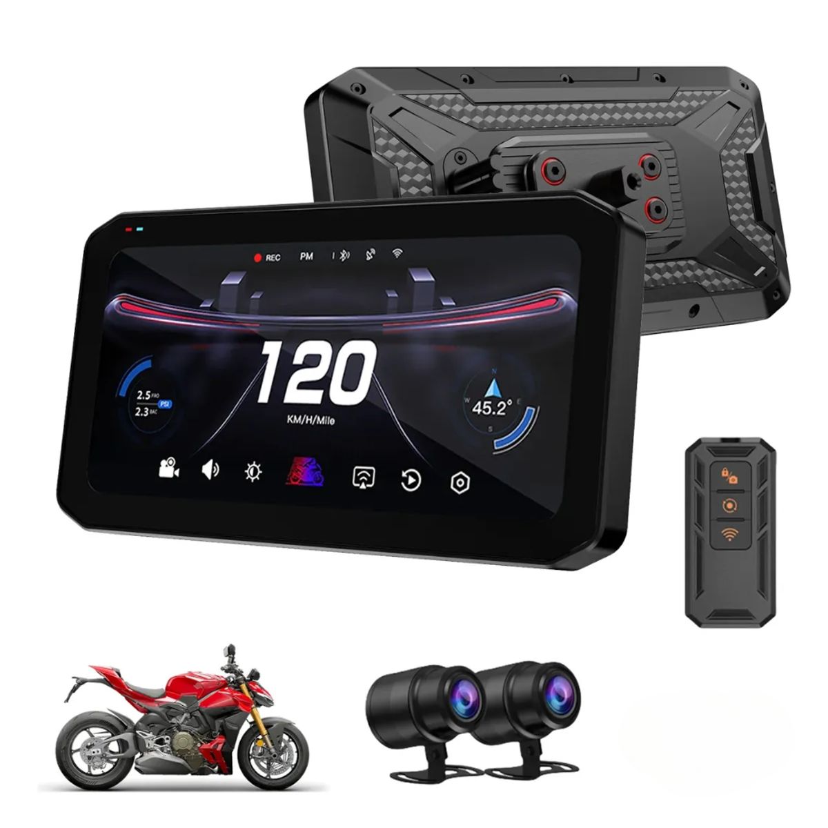 COLME TECHNOLOGY HOME - Moto Carplay Pantalla Gps Tactil Android Apple Impermeable