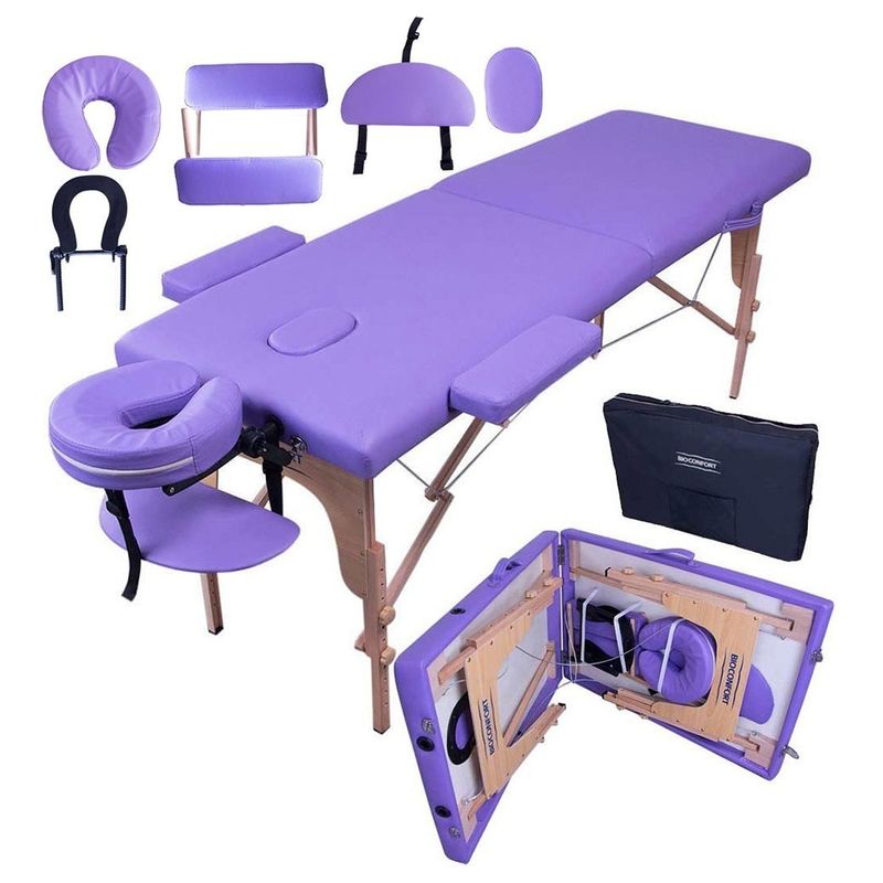 NANOFORT - Camilla Masajes Profesional Para Spa Portatil Color Morado