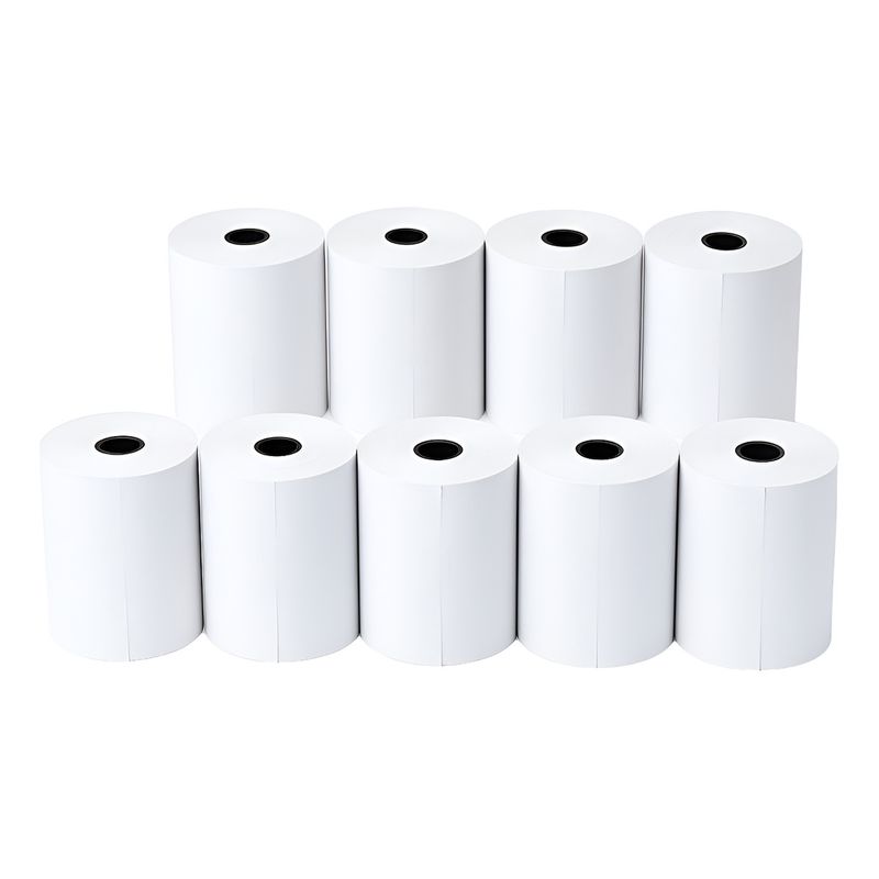 GENERICO - Pack X8 Rollos Papel Termico Impresora Pos 58mm 57x25m