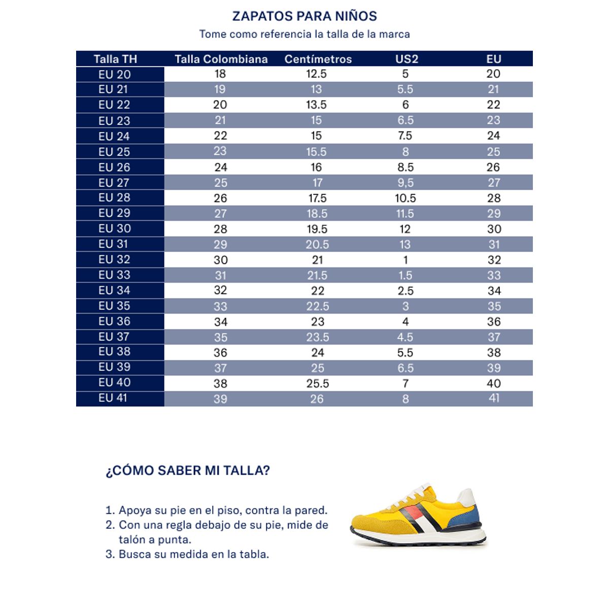 TOMMY HILFIGER - Tenis multicolor de corte bajo con cordones Tommy Hilfiger