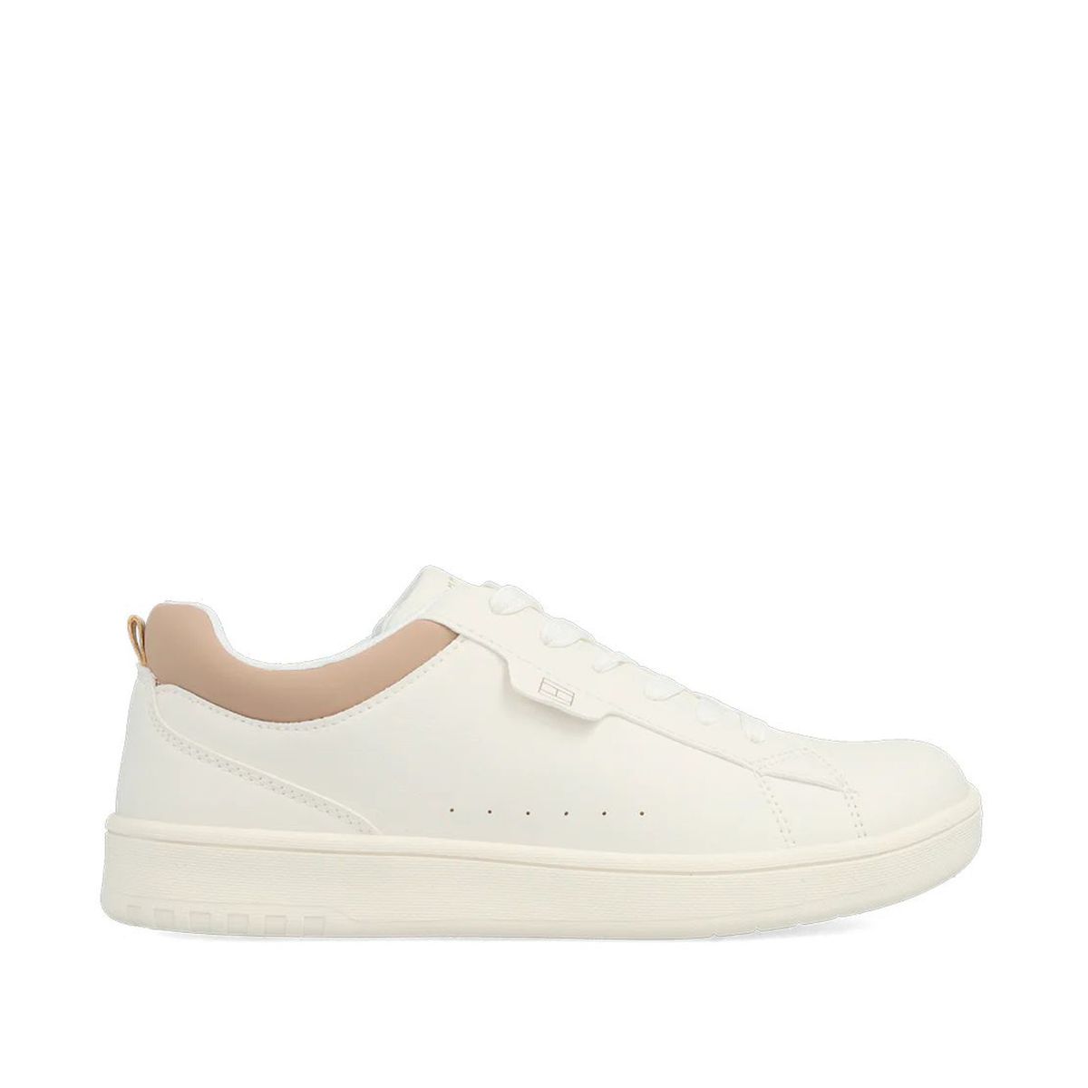 TOMMY HILFIGER - Tenis blanco de corte bajo con cordones Tommy Hilfiger