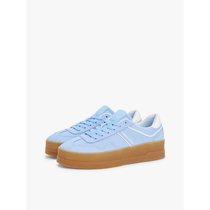 TOMMY HILFIGER - Tenis celeste The Greenwich de ante Tommy Hilfiger