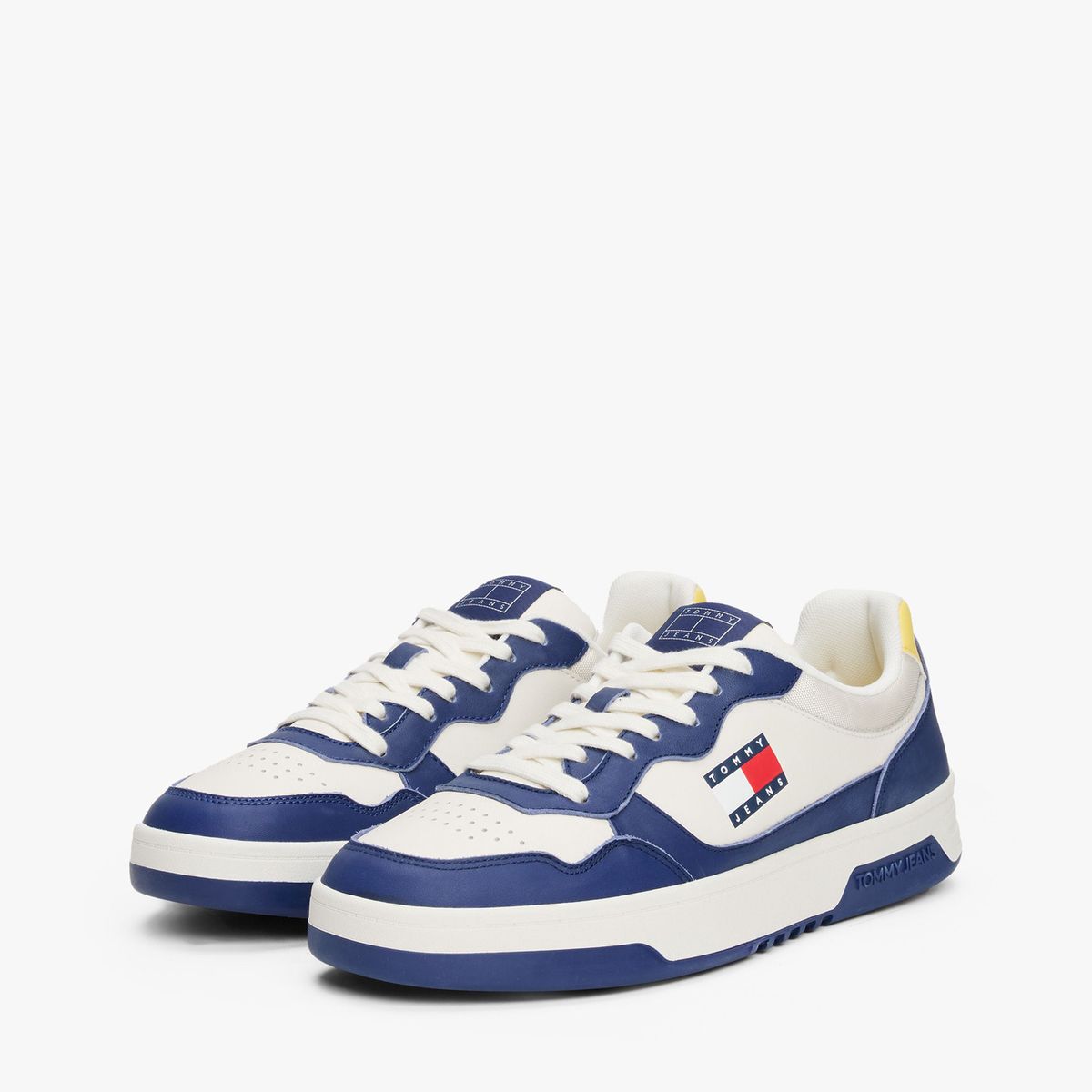 TOMMY HILFIGER - Tenis azul de Cuero color block Tommy Hilfiger