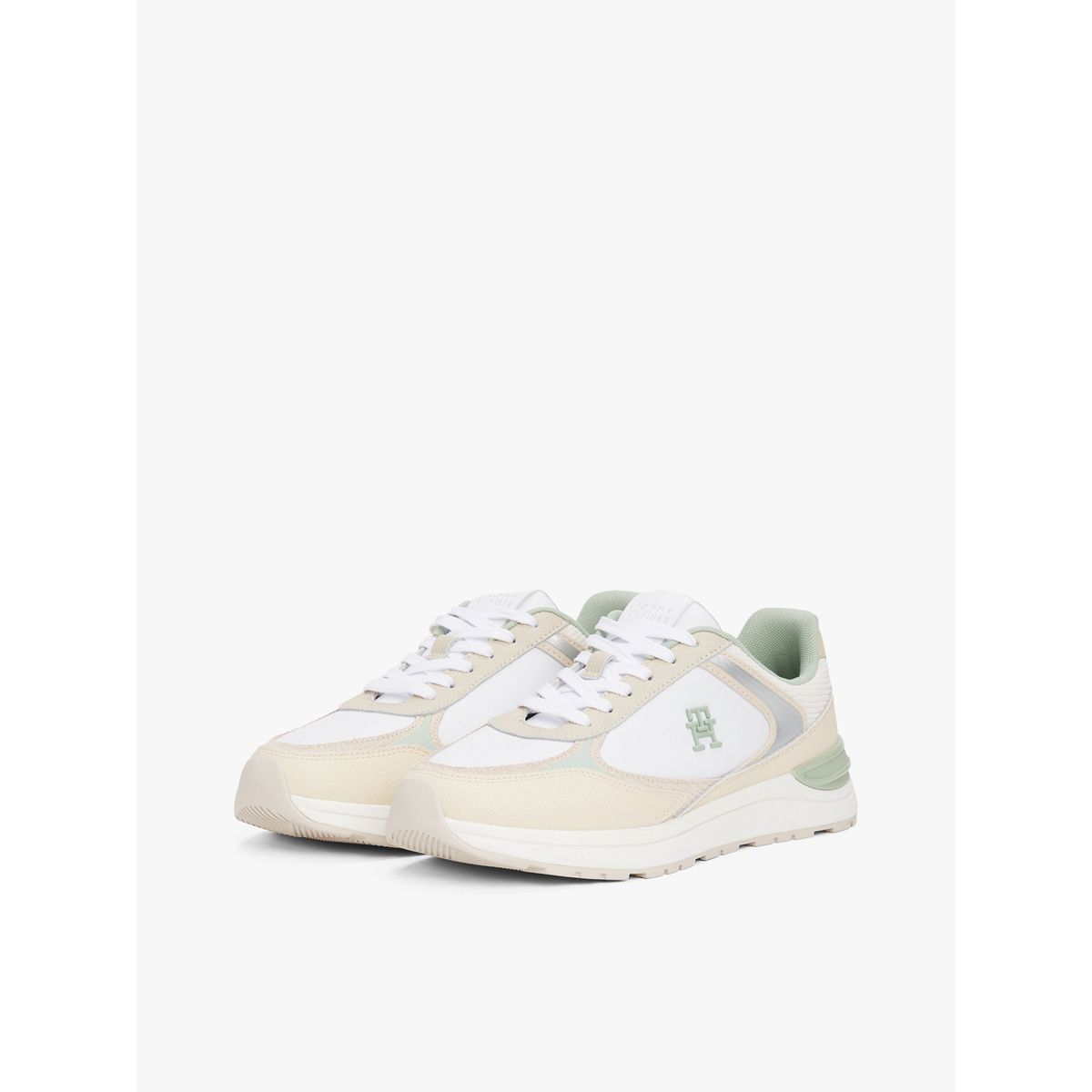 TOMMY HILFIGER - Tenis multicolor con texturas mixtas Tommy Hilfiger