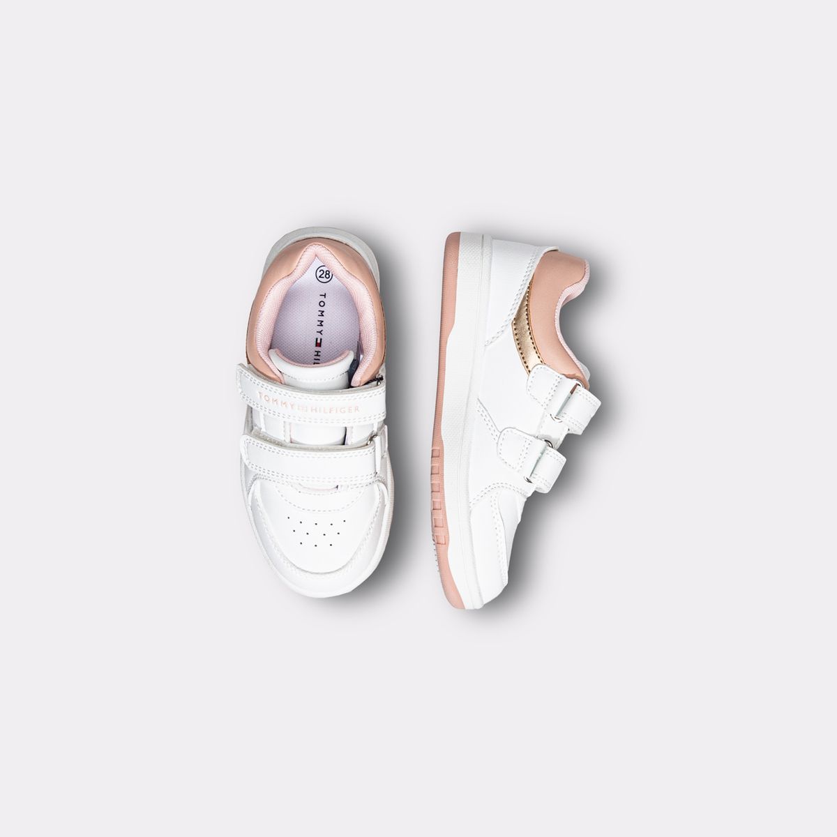 TOMMY HILFIGER - Tenis multicolor con velcro Tommy Hilfiger