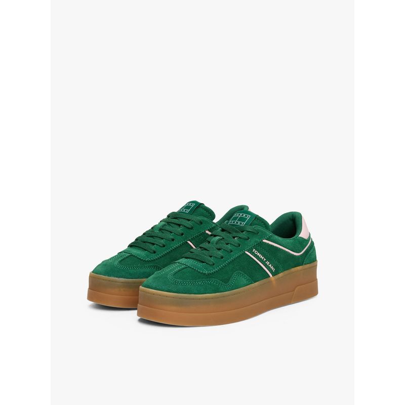 TOMMY HILFIGER - Tenis verde The Greenwich de ante Tommy Hilfiger