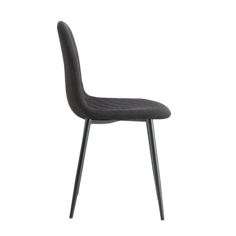 RTA MUEBLES - Set Sillas Comedor x2 unidades SNG 11914 Gris y Patas Negras RTA