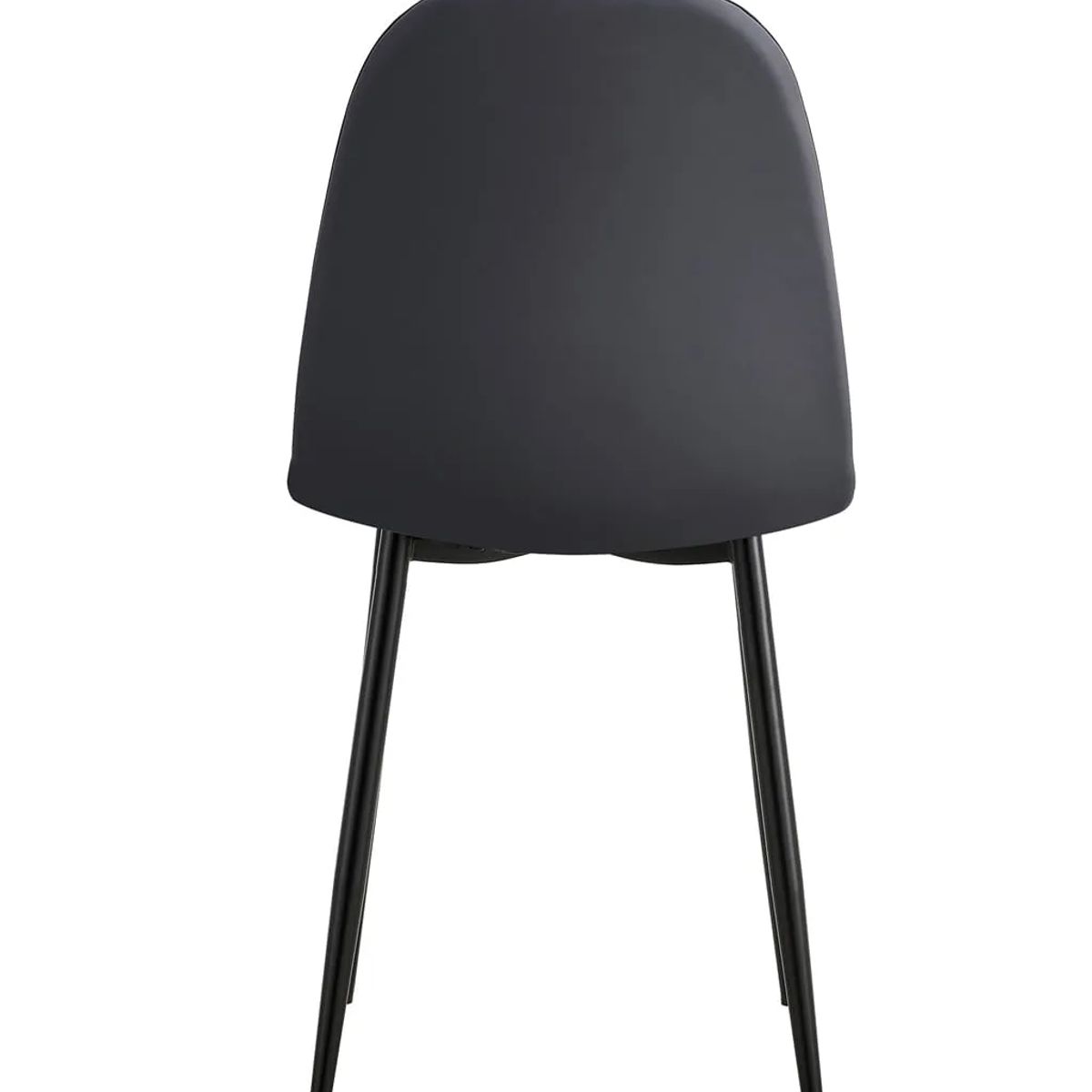 RTA MUEBLES - Set Sillas Comedor x2 unidades SNG 11914 Gris y Patas Negras RTA