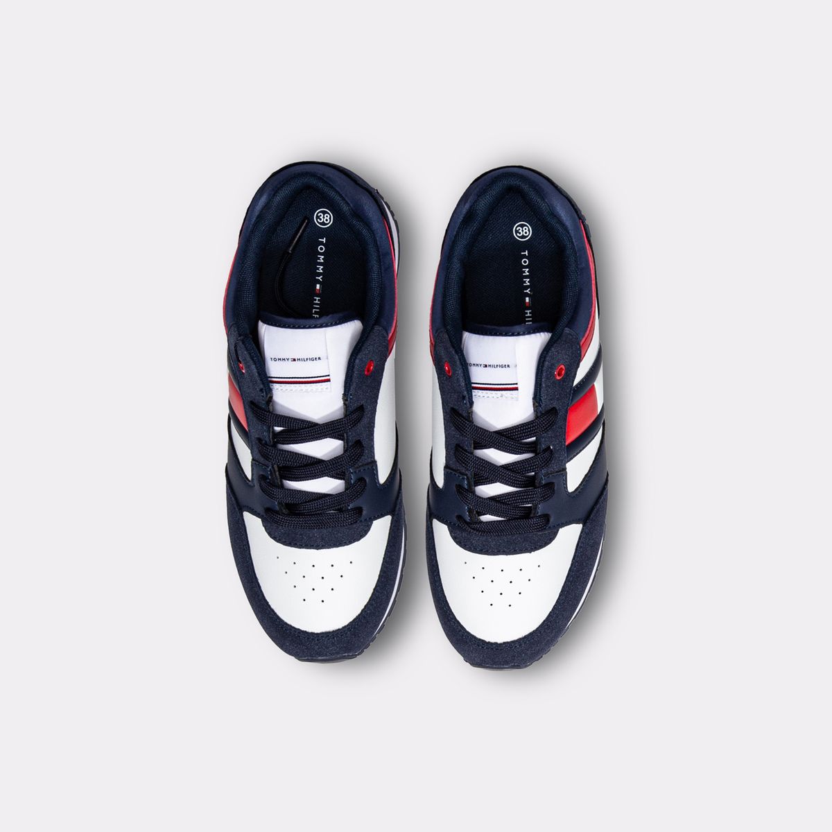 TOMMY HILFIGER - Tenis multicolor de corte bajo con cordones Tommy Hilfiger