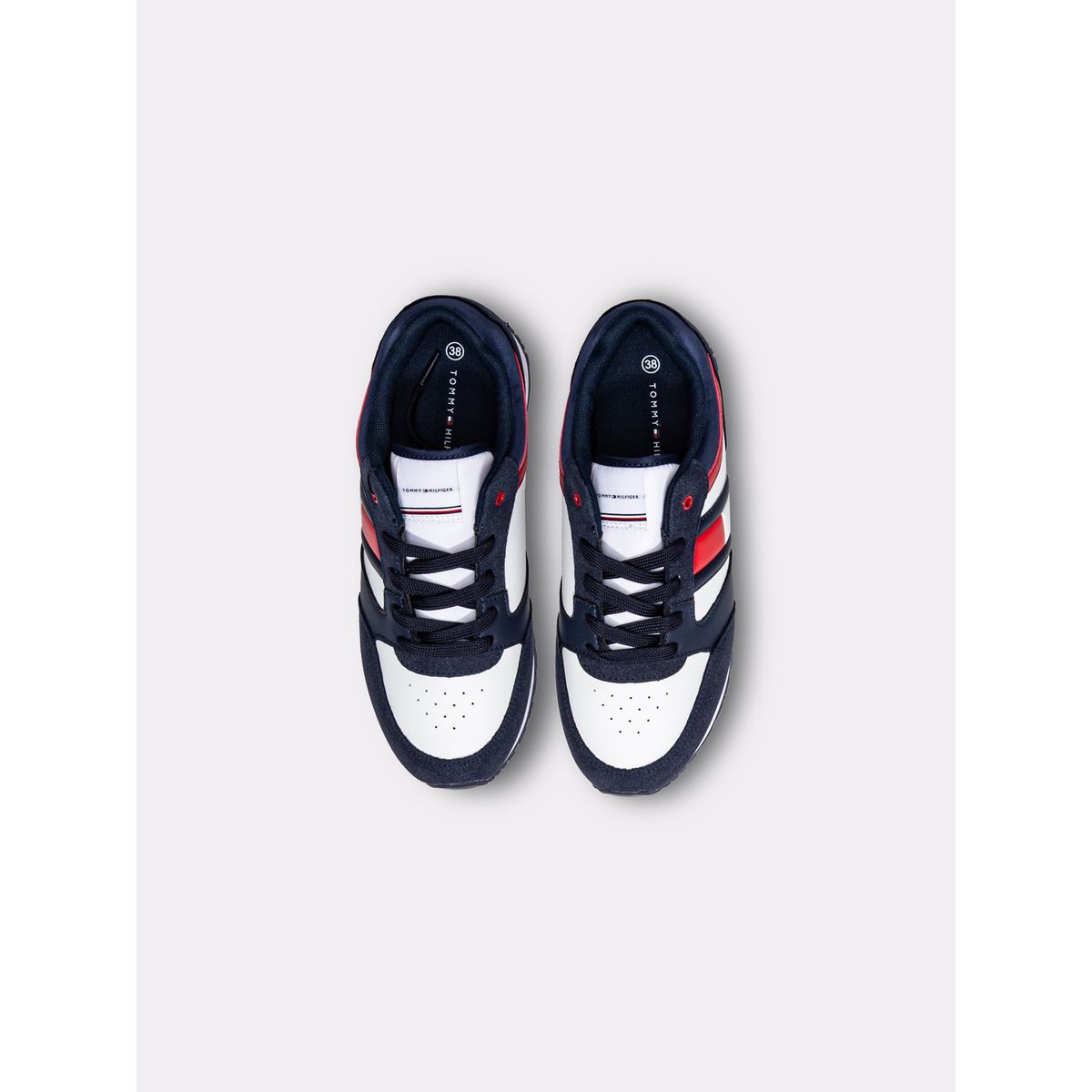 TOMMY HILFIGER - Tenis multicolor de corte bajo con cordones Tommy Hilfiger