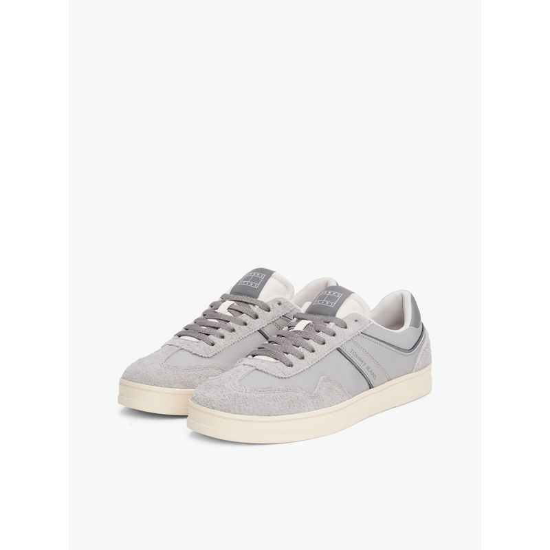TOMMY HILFIGER - Tenis gris deportivas de cuero The Greenwich Tommy Hilfiger