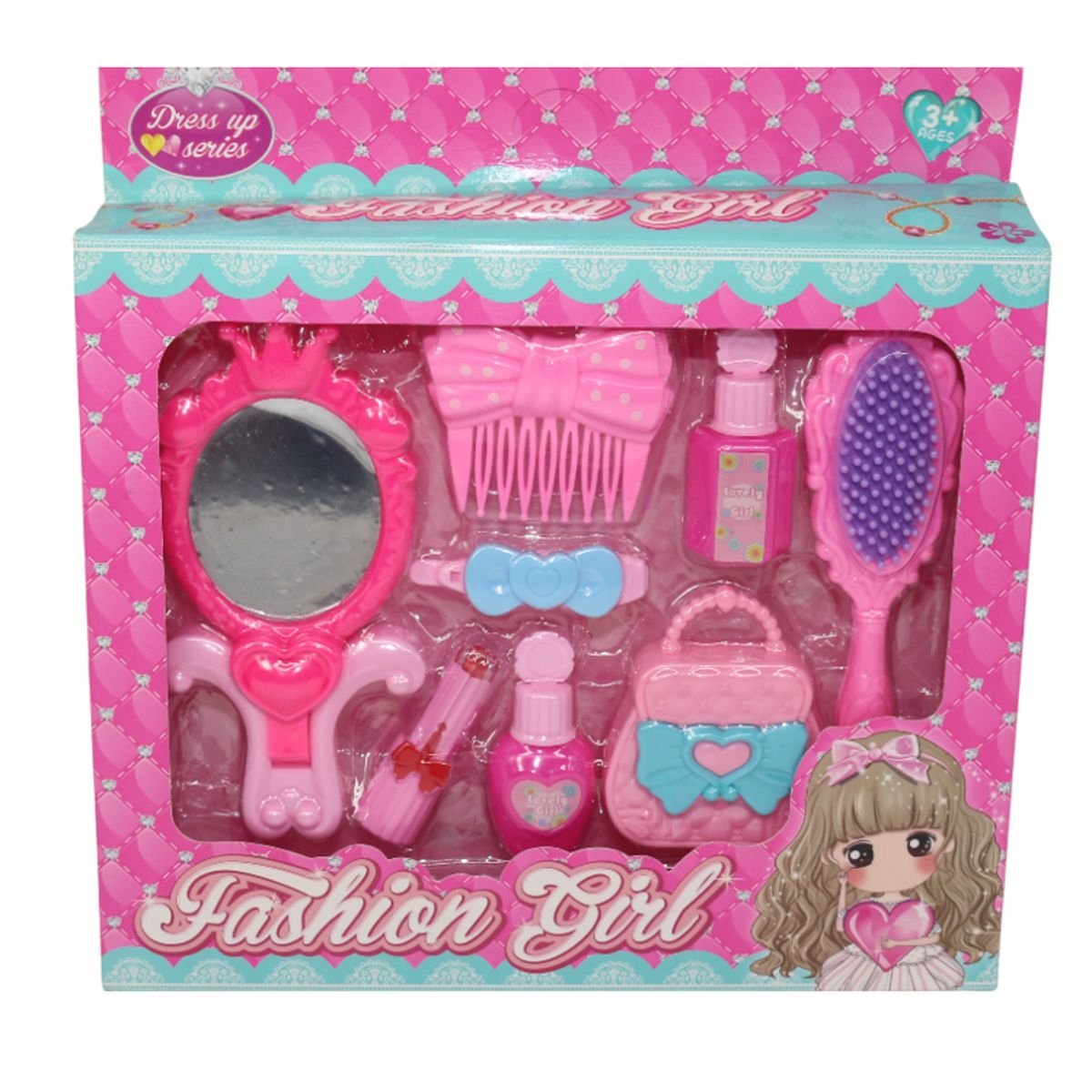 JUGUETELANDIA - Set Belleza Fashion Girl Caja
