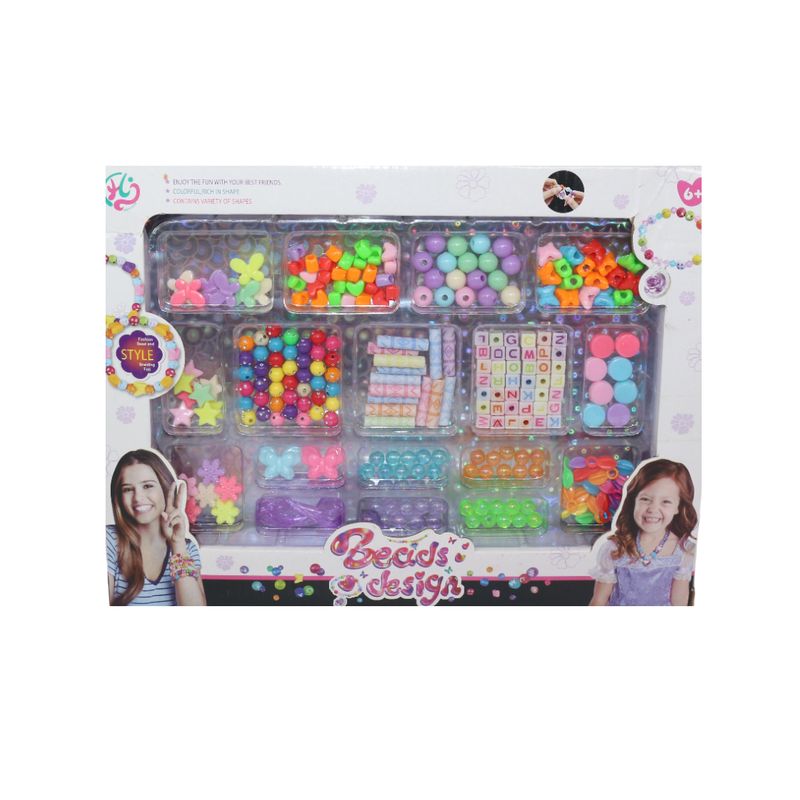JUGUETELANDIA - Set Belleza Beads Design Caja