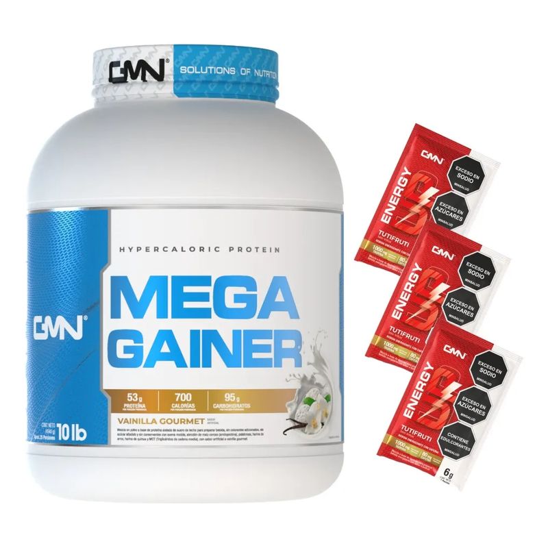 GMN - Proteína Sin Azúcar 10 Lb Mega Gainer Gmn
