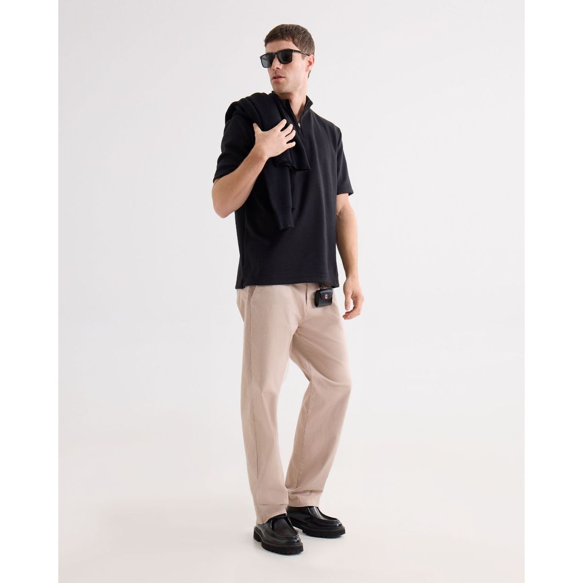 SEVEN SEVEN - Pantalón Chino Slim Fit  Para Hombre Beige Seven Seven