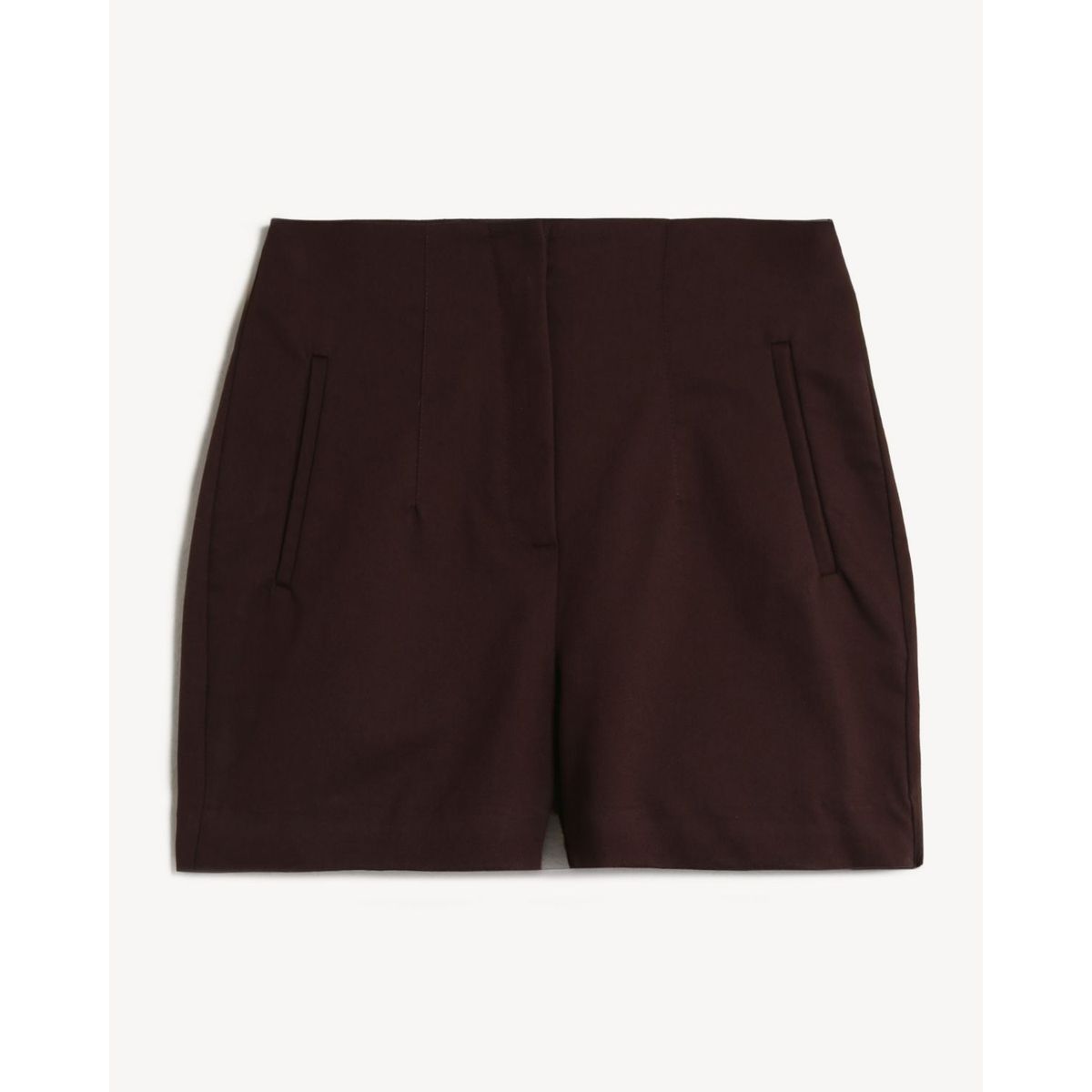 SEVEN SEVEN - Short Para Mujer Multiusos Plano Color Café Marca Seven Seven #28191108