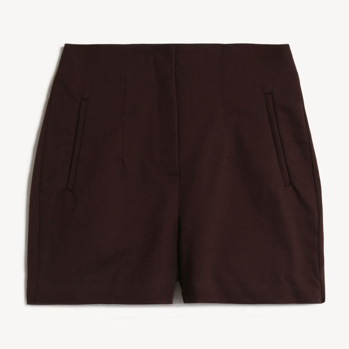 SEVEN SEVEN - Short Para Mujer Multiusos Plano Color Café Marca Seven Seven #28191108