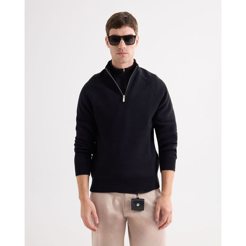 SEVEN SEVEN - Saco Para Hombre Cuello Alto O Cuello Tortuga Color Negro Marca Seven Seven #45330251