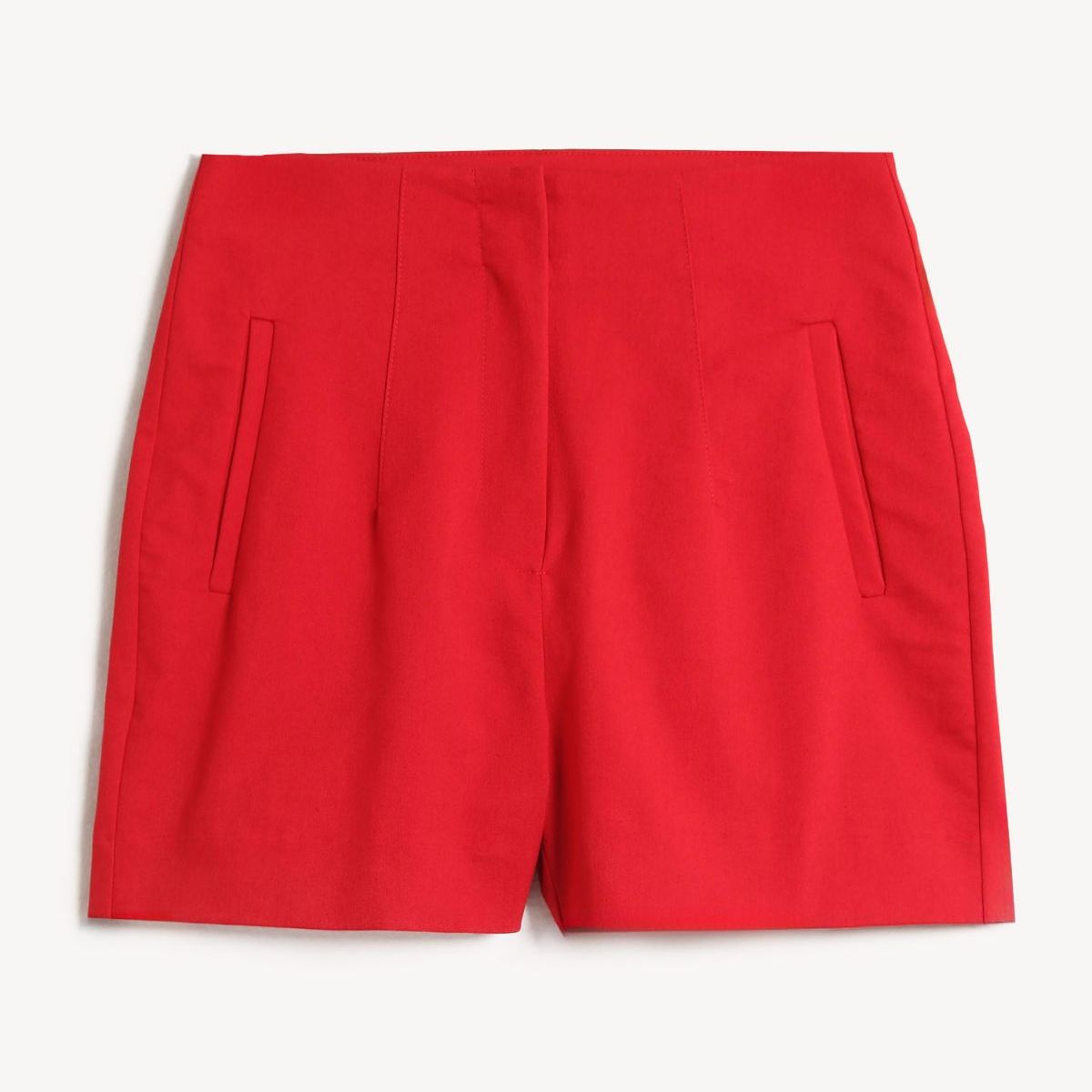 SEVEN SEVEN - Short Para Mujer Multiusos Plano Color Rojo Marca Seven Seven #28191106