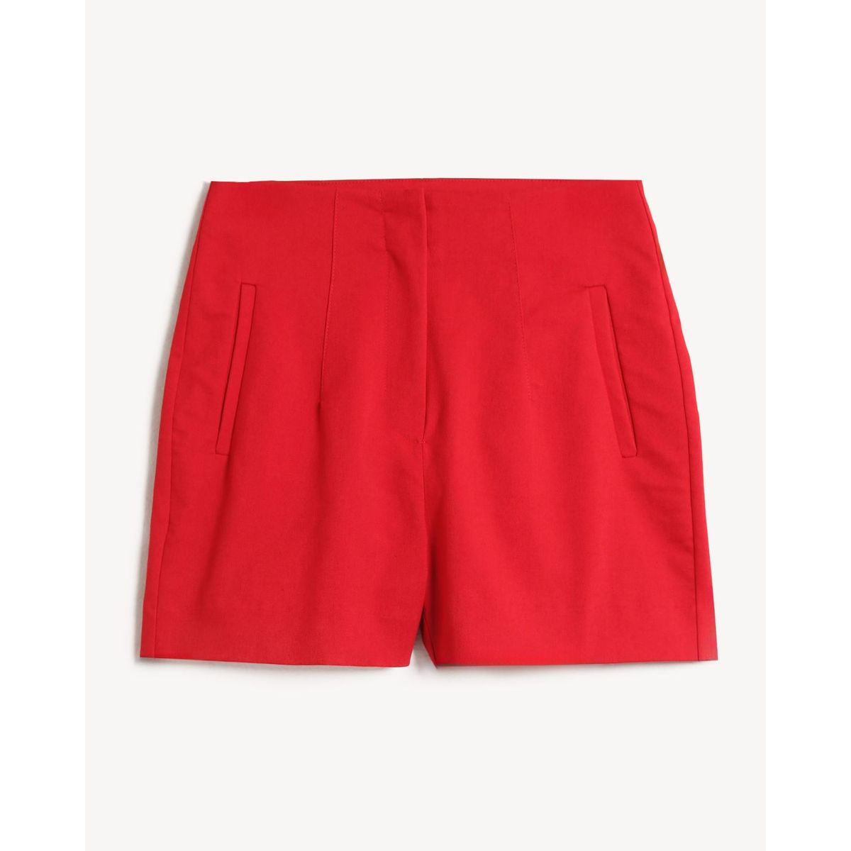 SEVEN SEVEN - Short Para Mujer Multiusos Plano Color Rojo Marca Seven Seven #28191106