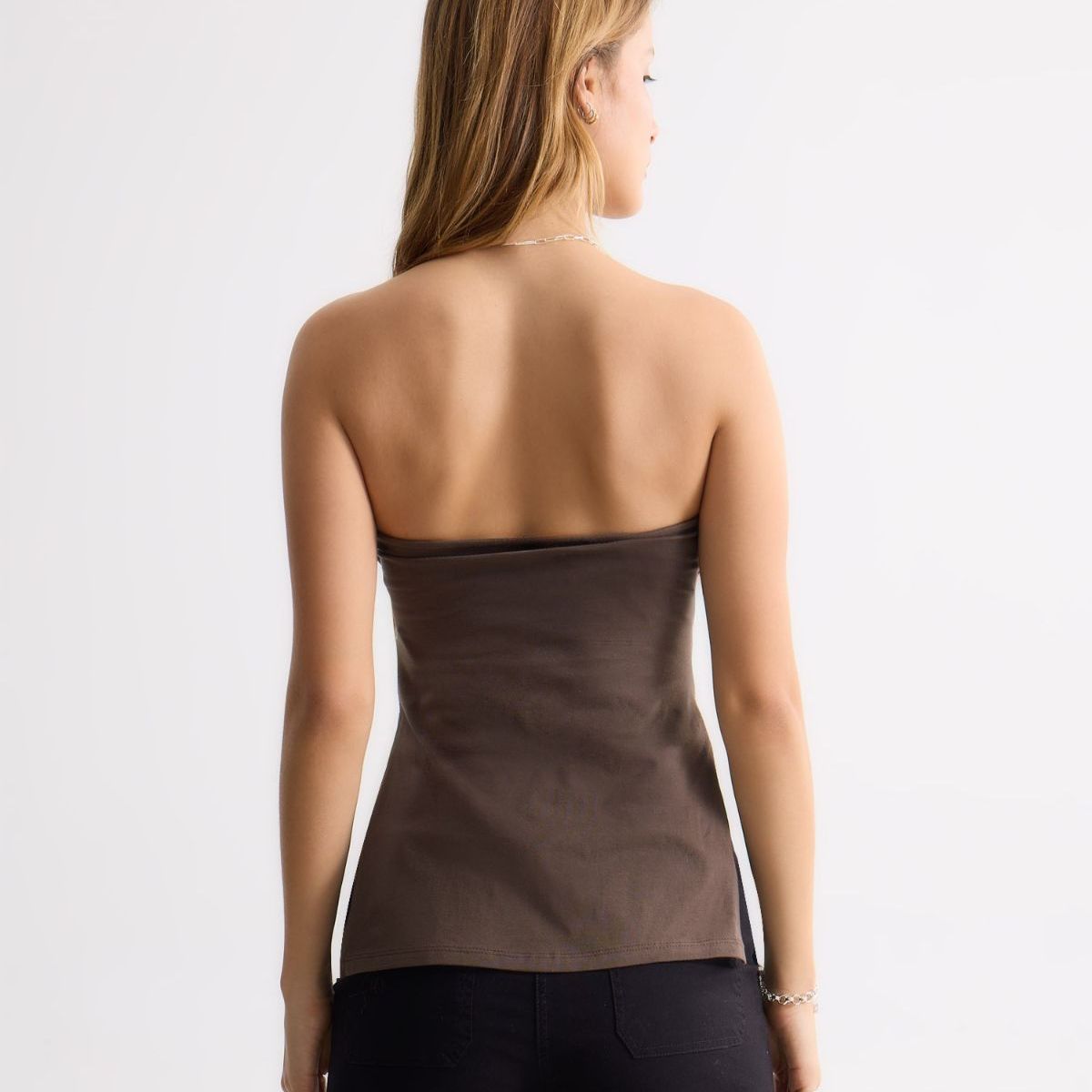 SEVEN SEVEN - Camiseta Para Mujer Straple Color Café Marca Seven Seven #28096476