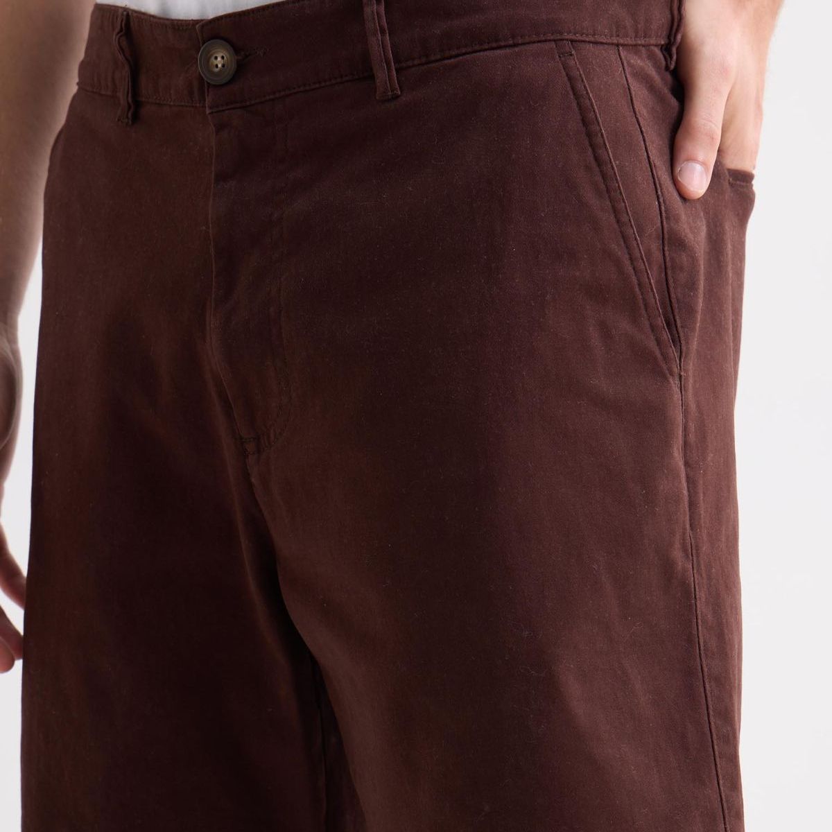 SEVEN SEVEN - Bermuda Para Hombre Regular Largo Color Café Marca Seven Seven #45100720