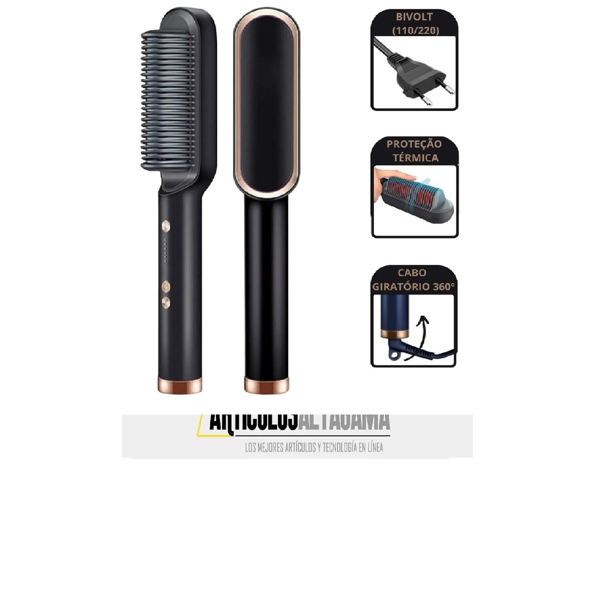 SKY - Cepillo Alisador Fb161 Negro