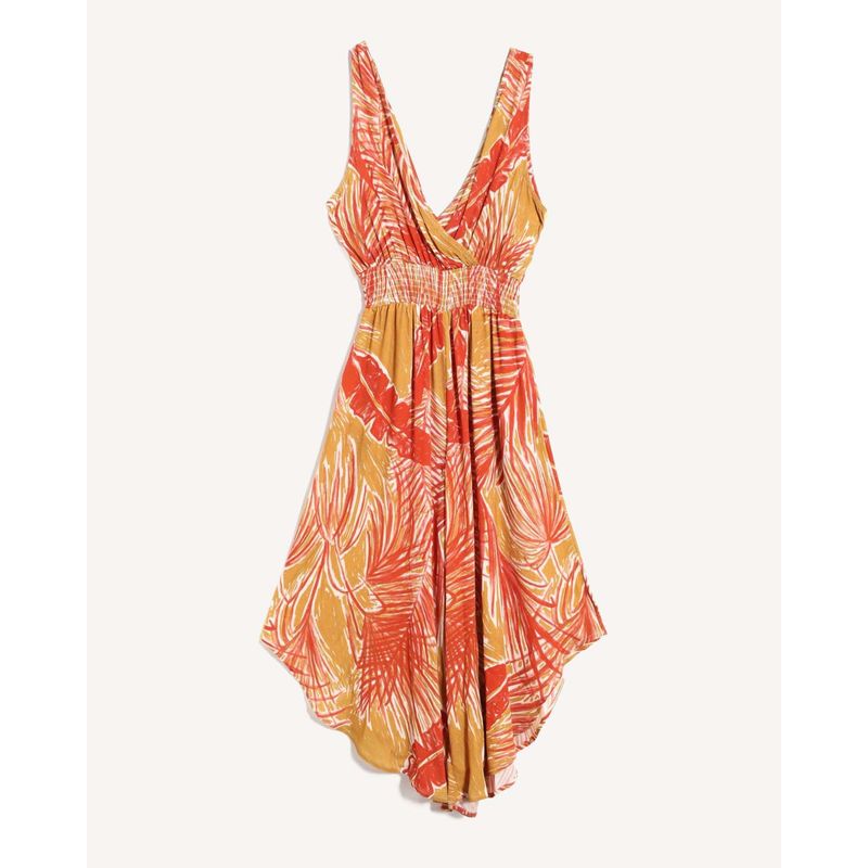 SEVEN SEVEN - Enterizo Para Mujer Manga Sisa Color Naranja Marca Seven Seven #28320440