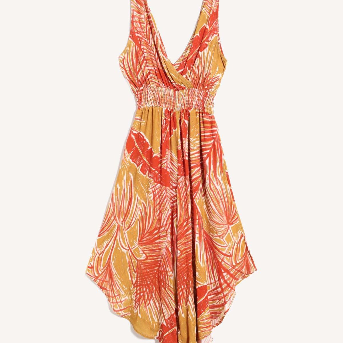 SEVEN SEVEN - Enterizo Para Mujer Manga Sisa Color Naranja Marca Seven Seven #28320440