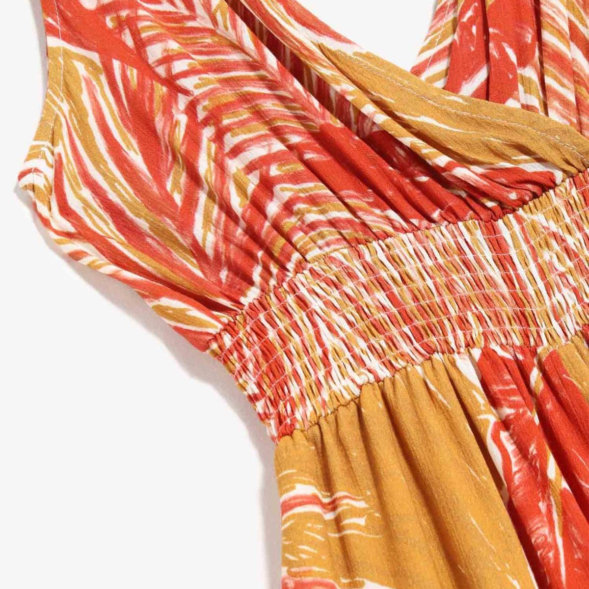 SEVEN SEVEN - Enterizo Para Mujer Manga Sisa Color Naranja Marca Seven Seven #28320440