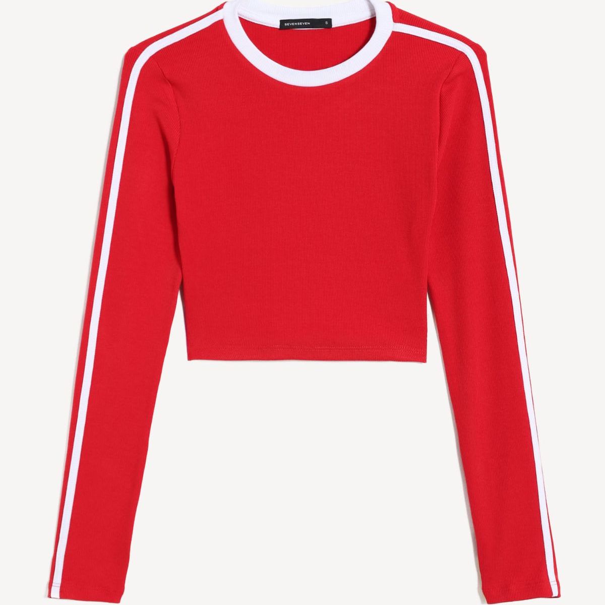 SEVEN SEVEN - Camiseta De Mujer  Color Rojo Marca Seven Seven #28096395