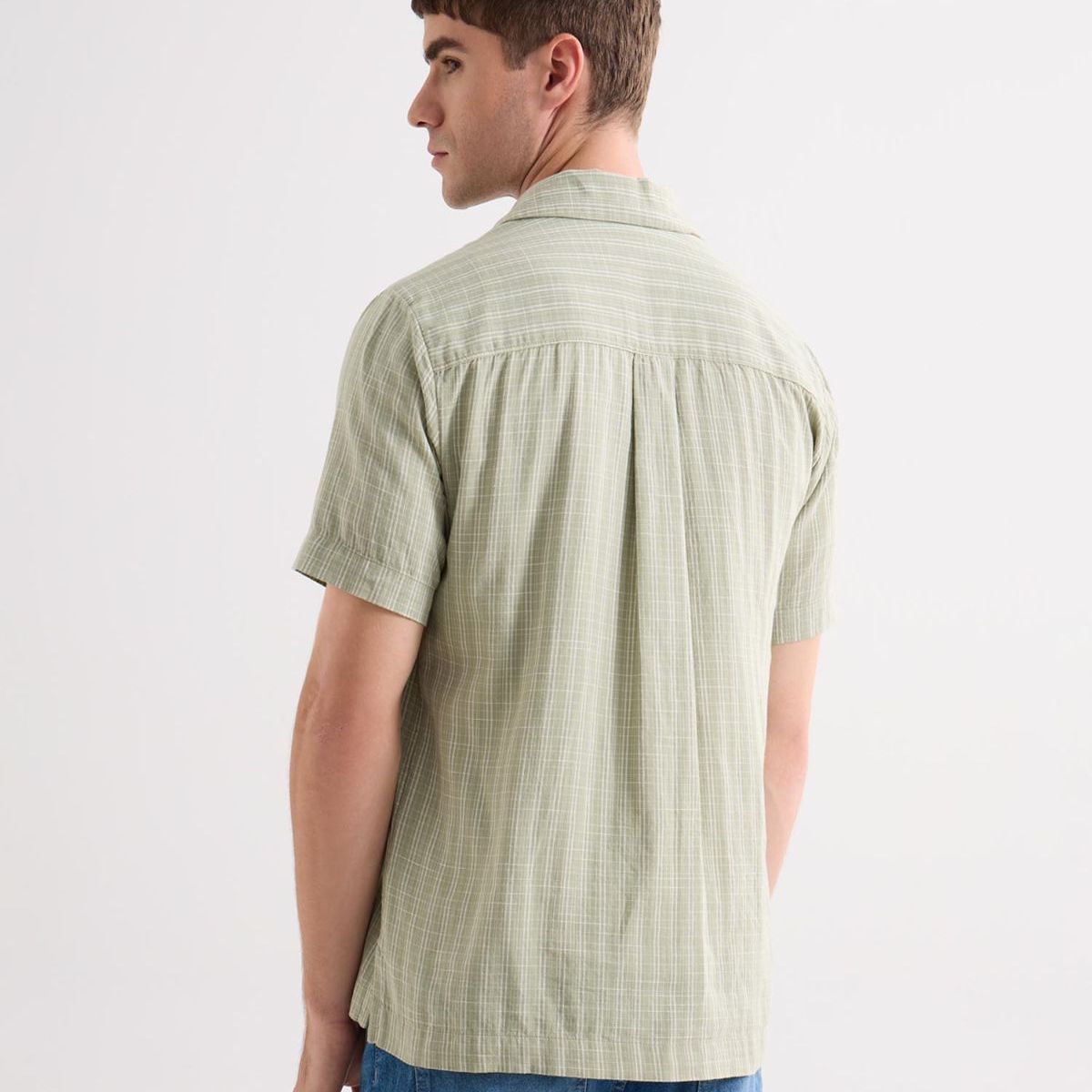 SEVEN SEVEN - Camisa De Hombre  Color Verde Marca Seven Seven #45012158