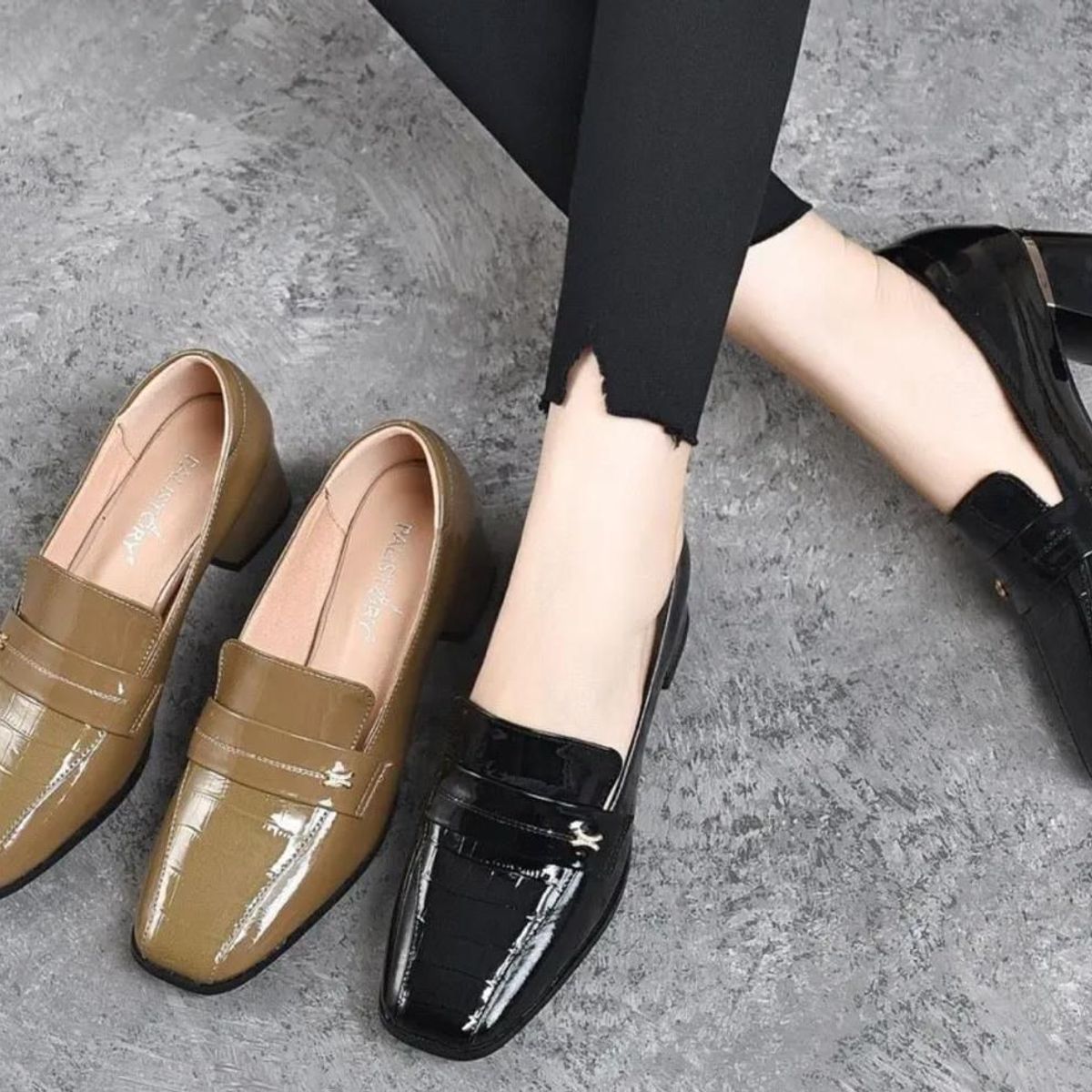 NACIONAL - Tacones Charol Mujer Elegante