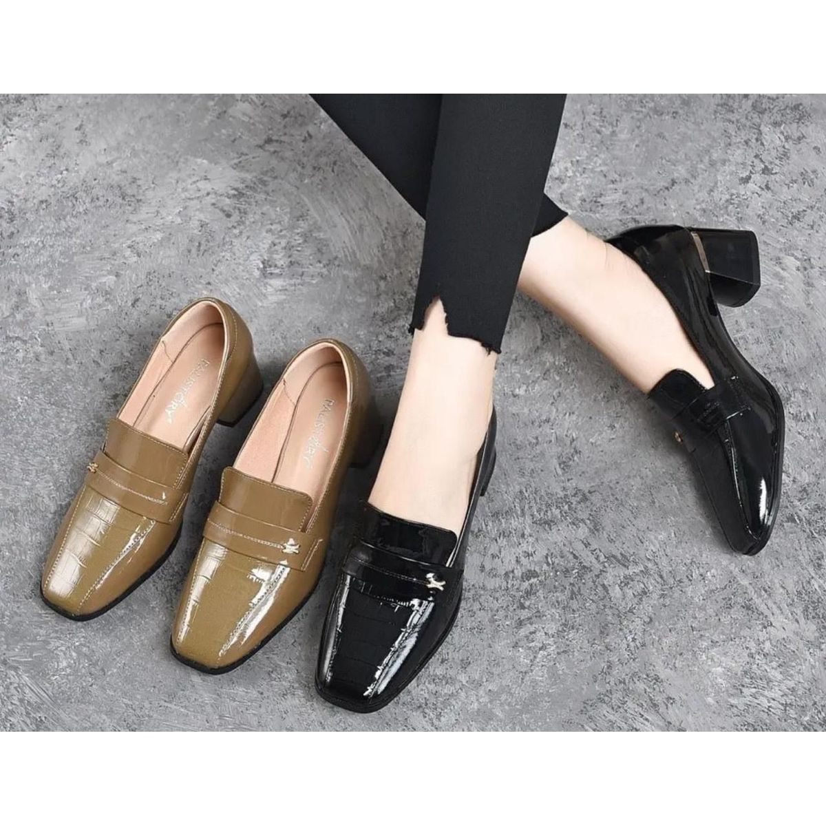 NACIONAL - Tacones Charol Mujer Elegante